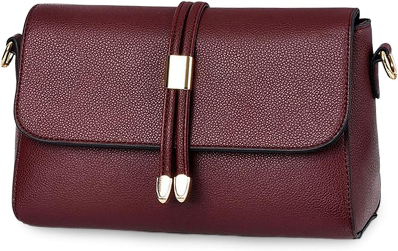 FANDARE Elegant Umhängetasche Damen Schultertasche Frauen Crossbody Bag Damentasche Schulterriemen F