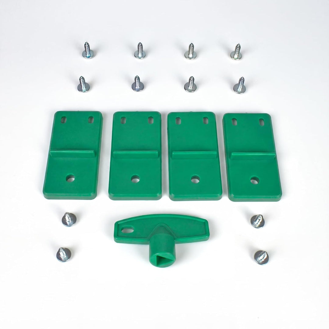 BOXEXPERT® Verteilerkasten aussen wasserdicht [ABS Kunststoff IP65 Gehäuse] grün (Serie Fleet) 600x4