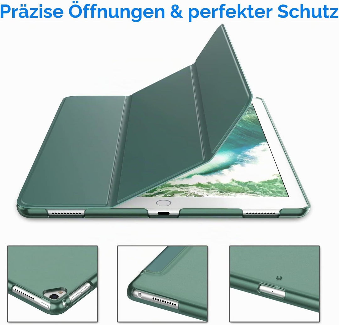 JETech Hülle für iPad Pro 12,9 (1. und 2. Generation, Modell 2015 und 2017), Schutzhülle mit Auto Sc