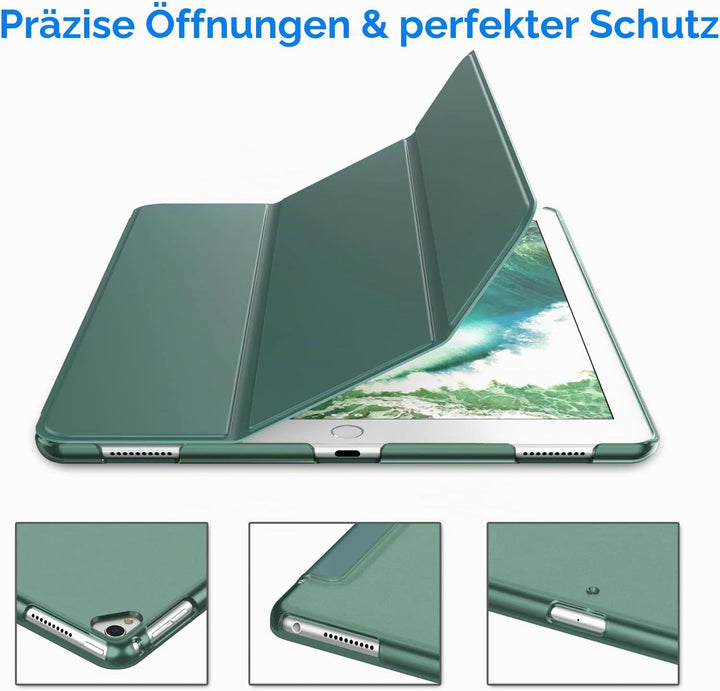 JETech Hülle für iPad Pro 12,9 (1. und 2. Generation, Modell 2015 und 2017), Schutzhülle mit Auto Sc