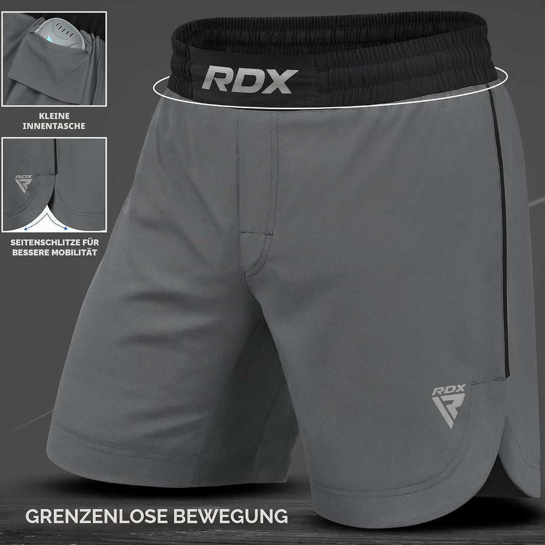 RDX MMA Shorts Sporthose Herren Kurz, Kampfsport Boxen Trainingshose Männer, Kickboxen Muay Thai Box
