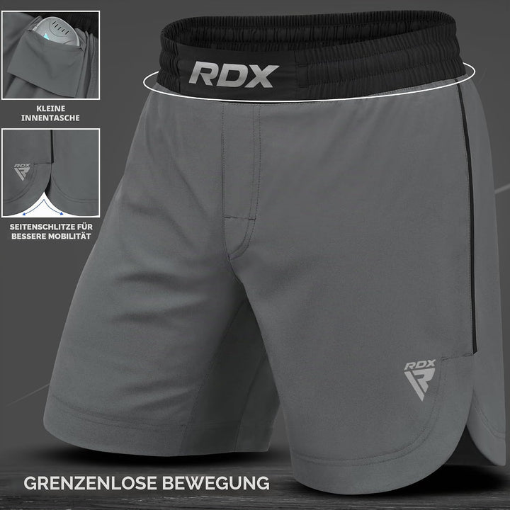 RDX MMA Shorts Sporthose Herren Kurz, Kampfsport Boxen Trainingshose Männer, Kickboxen Muay Thai Box