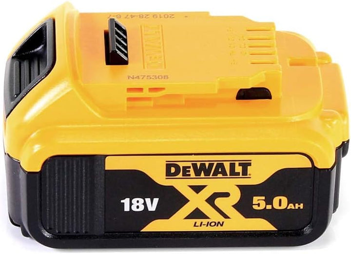 DEWALT DCB184 5,0 Ah 18 V XR Lithium-Ionen-Akku + DCB115 Ladegerät, Gelb Werkzeugakkus