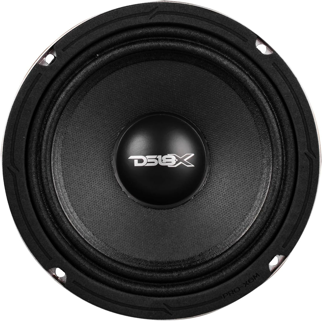 DS18 PRO-X6M Auto-Mitteltöner, 16,5 cm (16,5 cm), 450 W, 8 Ohm, Bass-Lautsprecher 16,5 cm Klassisch,