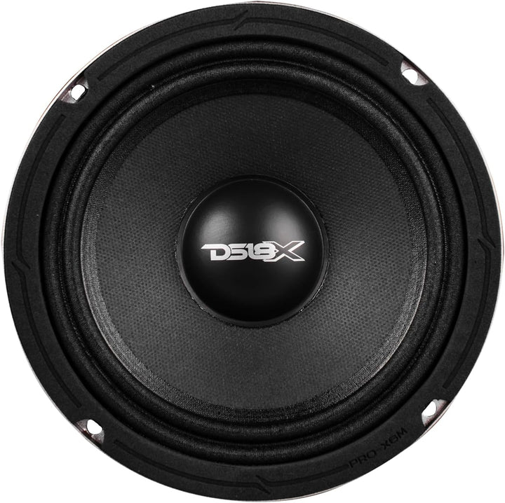 DS18 PRO-X6M Auto-Mitteltöner, 16,5 cm (16,5 cm), 450 W, 8 Ohm, Bass-Lautsprecher 16,5 cm Klassisch,