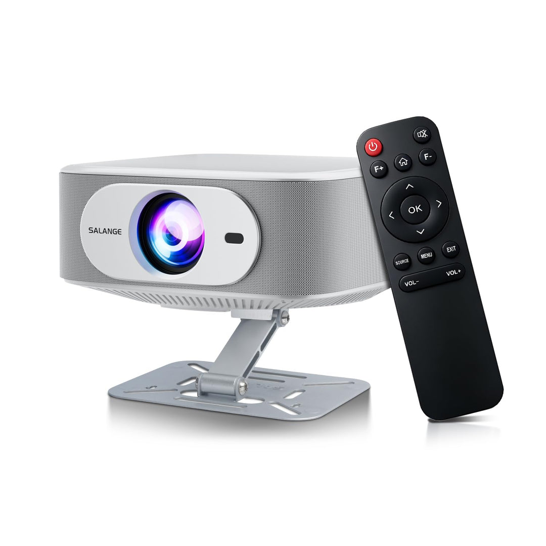 Salange Beamer,Kompatibel mit Netflix,Native 1080P Projektor Unterstützt 4K,mit WiFi und Bluetooth 5
