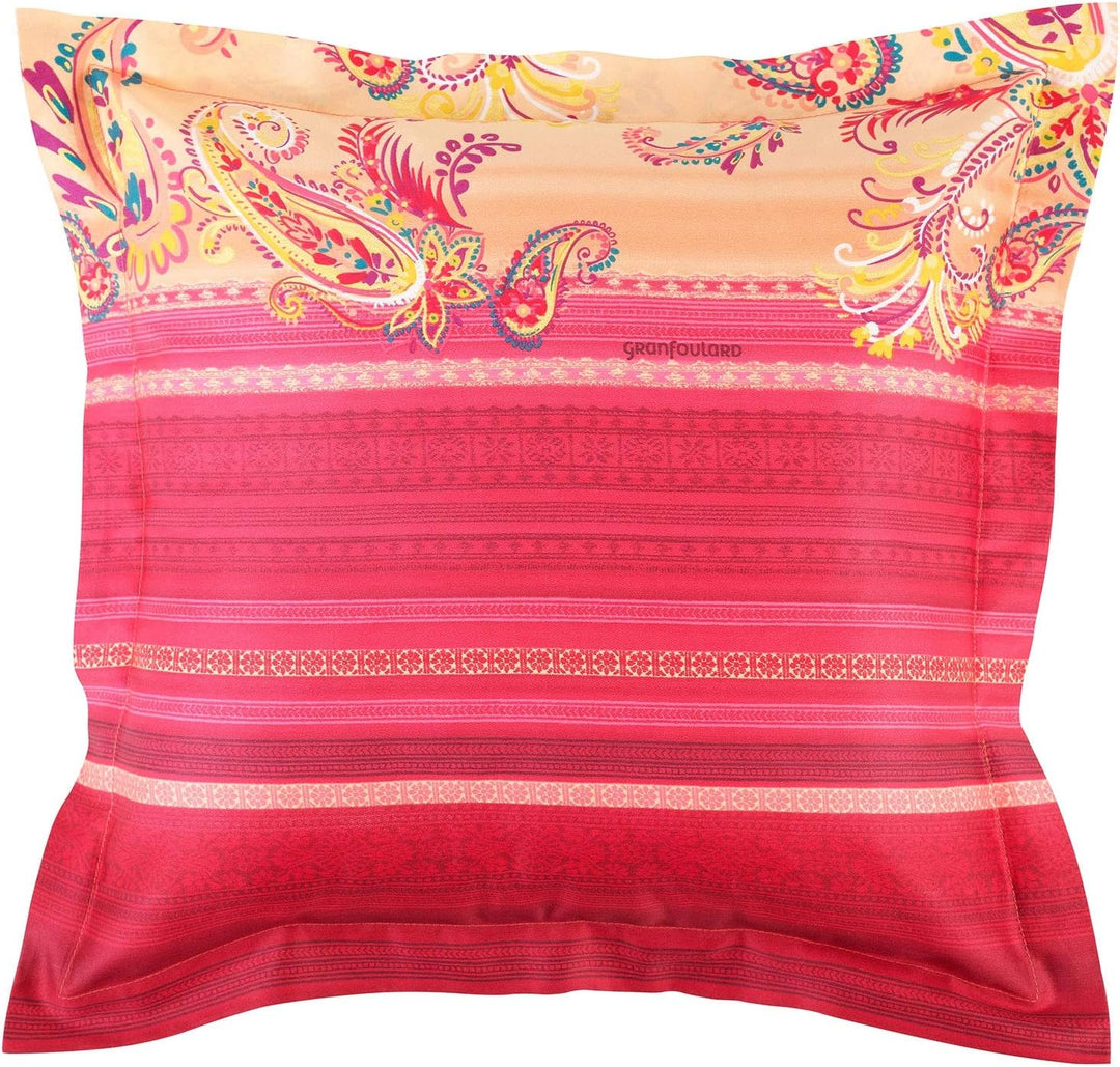 Bassetti Bettwäsche Set, Baumwolle, ORANGE, 155X220 155X220 Orange, 155X220 Orange