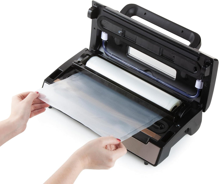 DOMO DO331L Vakuumierer inkl. 1 Rolle Folie – Vollautomatisches Vakuumiergerät mit Marinierfunktion