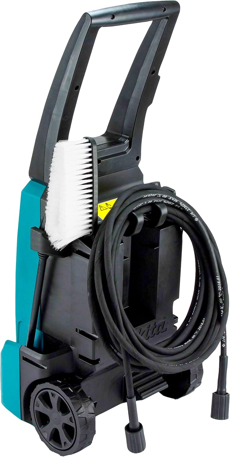 Makita HW1200 Hochdruckreiniger 120 bar mit selbstansaugender Pumpe, 1800 W, 230 V