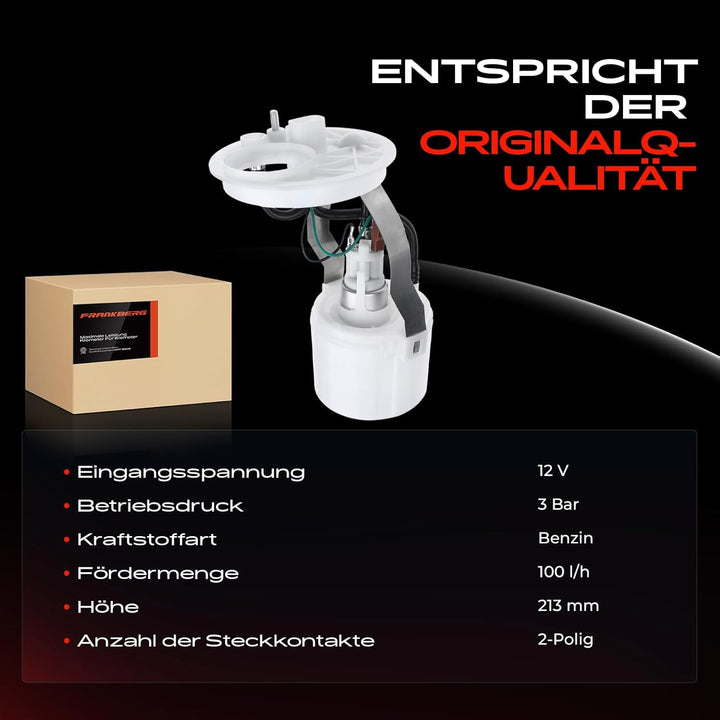 Kraftstoffpumpe Kraftstoff-Fördereinheit für Panda 141 141A 169 1.0L 1.1L Benzin 1987-2012 7621261