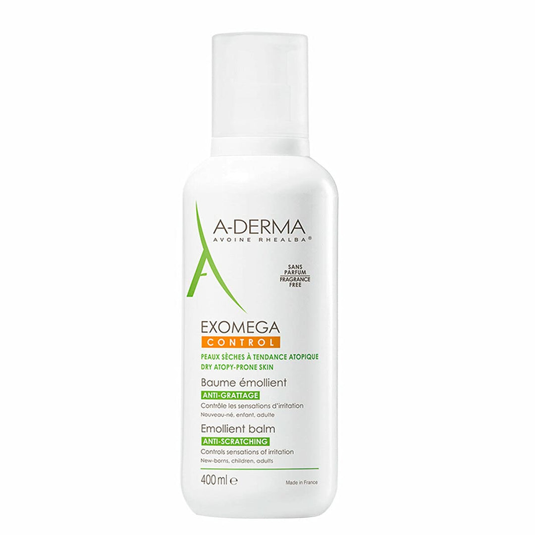 ADERMA Exomega Control – Körperbalsam mit Weichmacher, 400 ml