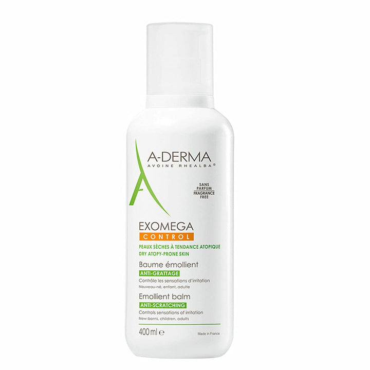 ADERMA Exomega Control – Körperbalsam mit Weichmacher, 400 ml