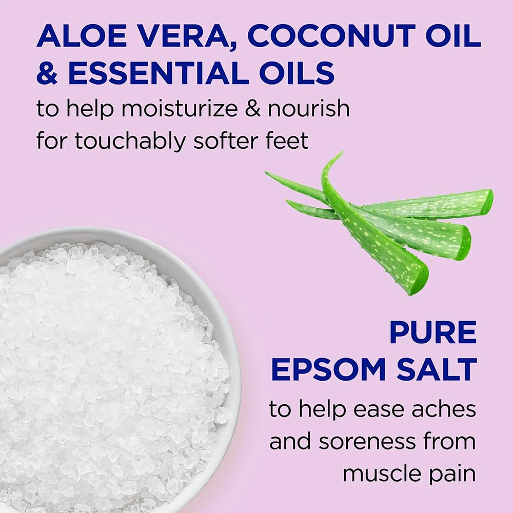 Dr Teal's Sanftes Peeling mit reinem Epsom Salt Aloe und Kokosöl