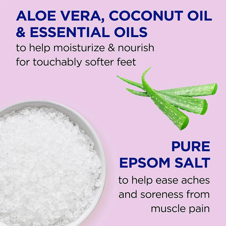 Dr Teal's Sanftes Peeling mit reinem Epsom Salt Aloe und Kokosöl