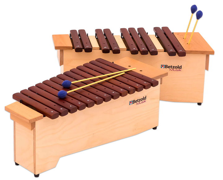 Betzold Musik - Alt-Xylophon - Klangstäbe aus Hartholz, leicht und handlich, chromatisch + diatonisc