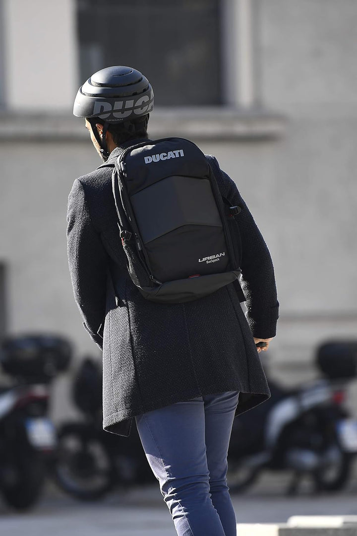 DUCATI, Urban Fahrrad und Scooter, Sportrucksack für Erwachsene, Schwarz, Einheitsgrösse