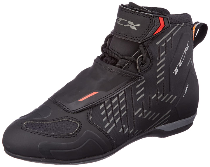 TCX Herren R04d Wp Motorcycle Boot 43 EU Schwarz, 43 EU Schwarz
