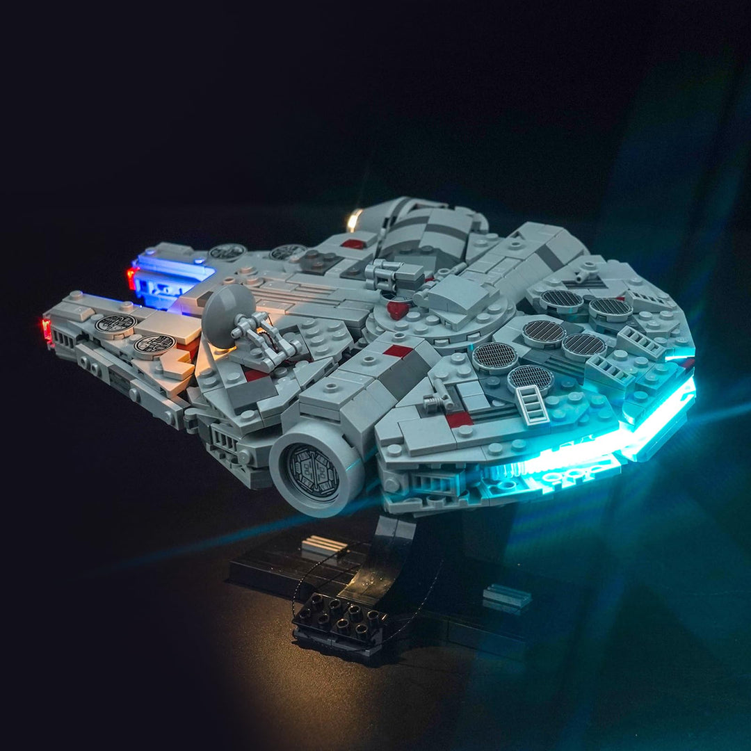 Licht Kompatibel mit Lego Millennium Falcon 75375, Nur Lichter Set - Kein Modell, Sonderanfertigung