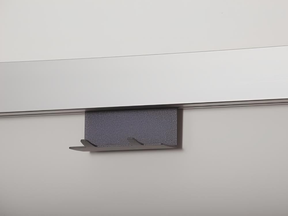 Linero Mosaiq Starterset Profilleiste 600 mm + 2er Hakenleiste Graphitschwarz exklusiv von SO-TECH®