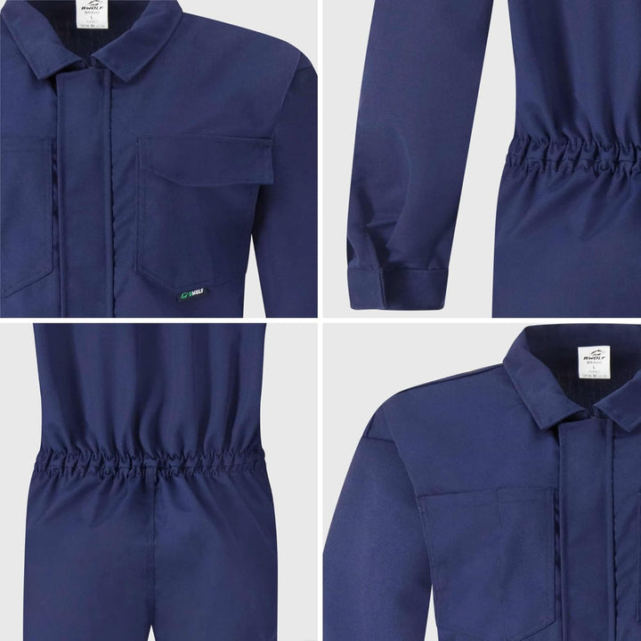 BWOLF Bravo Arbeitsoverall Herren Overall Herren Arbeitsoveralls Herren Arbeitskleidung mit Reissver