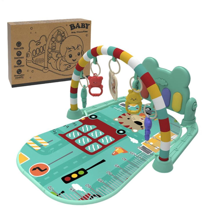 -Spiel-Turnmatte, Aktivitätsmatte für Babys - Kreative Spielklavier-Gymnastikmatte - Kreative Spiel-