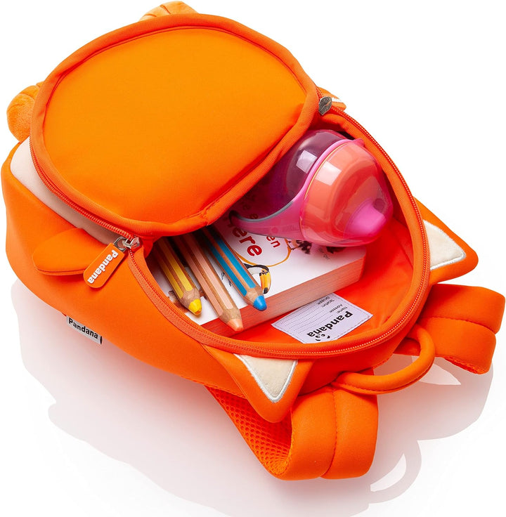 Pandana Kinderrucksack Felix Fuchs mit Brustgurt für Jungen und Mädchen ab 2 Jahren für Kindergarten
