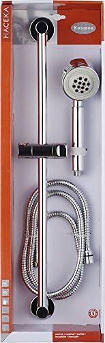 Haceka Kosmos Chrome 1123618, Duschwandstange inklusive Brause-Set