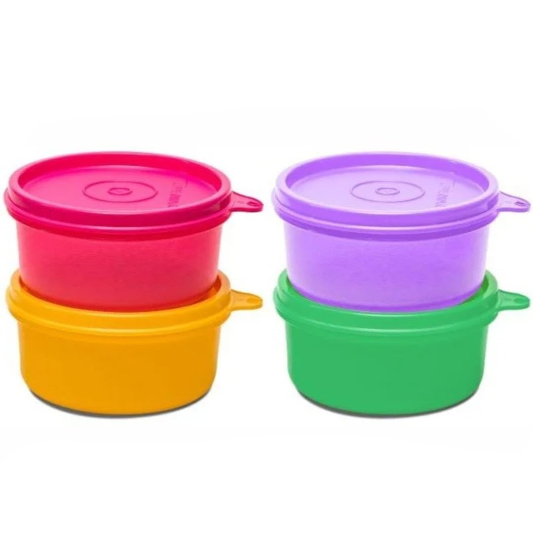 Tupperware Auslaufsichere tropische Schalen, 210 ml, 4 Stück