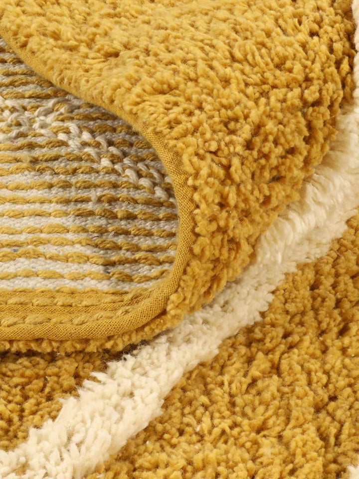 RugVista Badematte Riviera, 90 x 60 cm, Rechteckig, Mittelflor, Moderner Badteppich, Maschinenwaschb