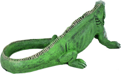 colourliving Leguan Figur 52 cm grün Echse Reptilien Dekofigur Gartenfigur Tierfigur exotische Dekor