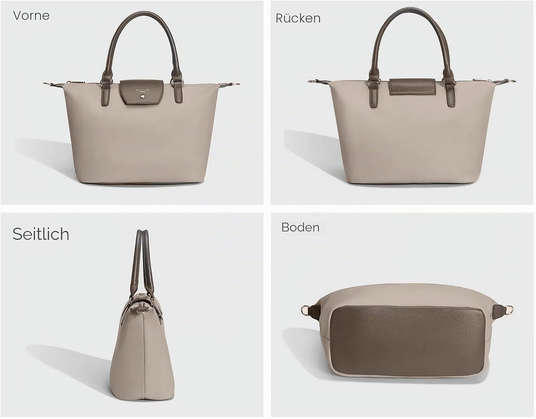 David Jones - Handtasche, Einkaufstasche, Nylon, für Damen, weiche Einkaufstasche, grosse Kapazität,