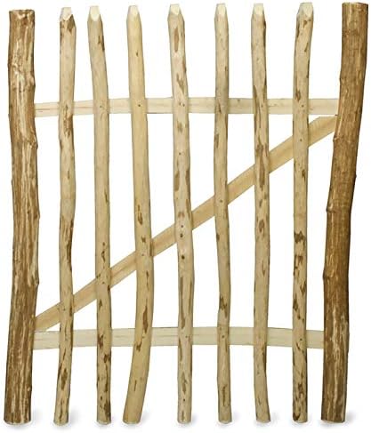 WEIDENPROFI Staketentor, Bauerngarten Gartentüre aus Haselnussholz, Grösse (BxH): 100 x 90 cm Tor (B
