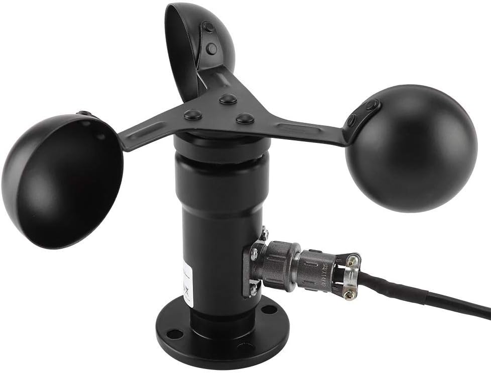 Mumusuki Windgeschwindigkeitssensor 4-20mA Impulssignalausgang Aluminiumlegierung Windgeschwindigkei