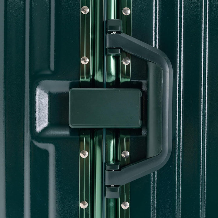 Travelhouse London Koffer Sport grün - XL Alu Rahmen Polykarbonat Hartschale · Trolley Reisekoffer R