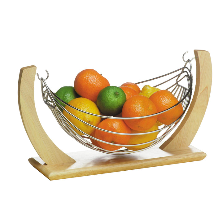 Premier Frucht Hängematte, Chrom, Rubberholz