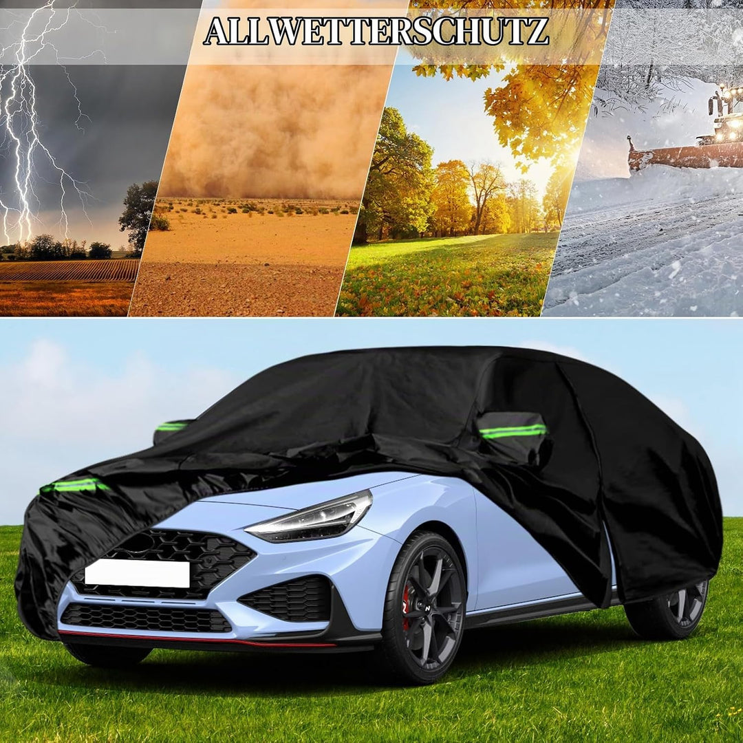 Autoabdeckung Wasserdicht bestimmt für Hyundai i30/i30 N Hatchback/Fastback 2011-2025, Vollgarage Au