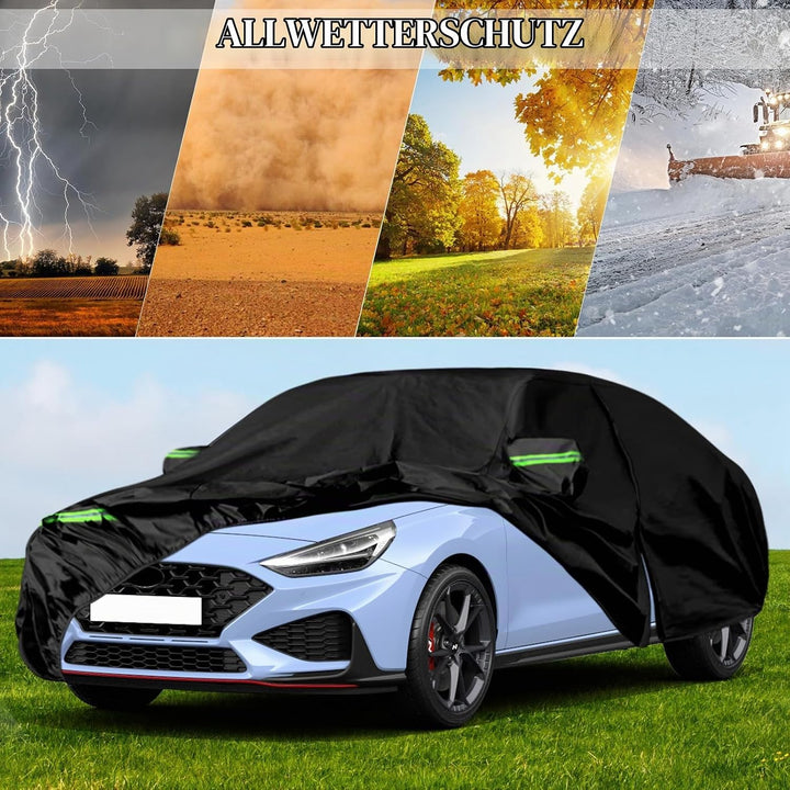 Autoabdeckung Wasserdicht bestimmt für Hyundai i30/i30 N Hatchback/Fastback 2011-2025, Vollgarage Au