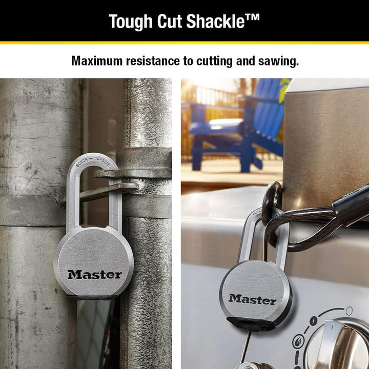 Master Lock M930XKADLH Magnum Vorhängeschloss aus massivem Stahl mit Schlüssel