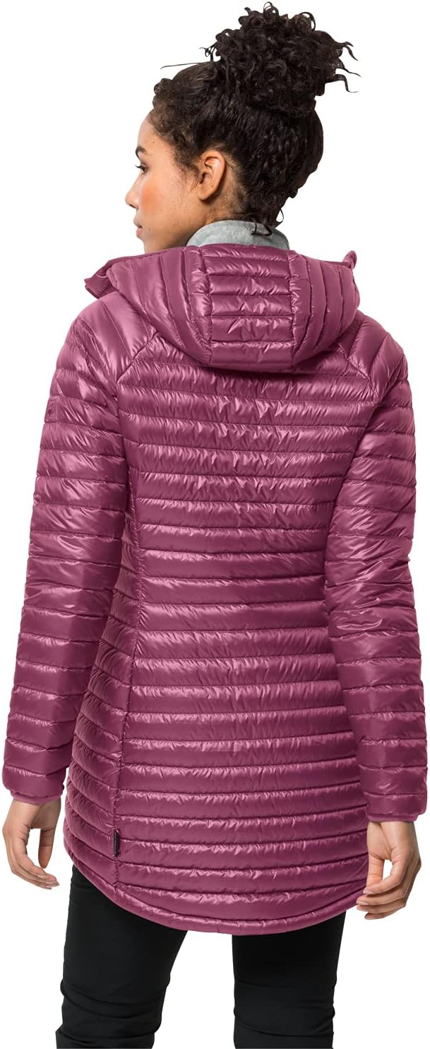 Jack Wolfskin Damen Atmosphere Coat W Winddichter Daunenmantel, XS Violetter Quarz