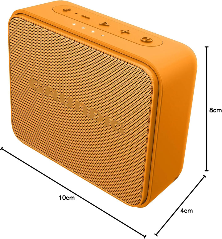 Grundig GBT Jam Orange Bluetooth Lautsprecher, Soundbox, 3.5 W RMS, Bluetooth 5.0, bis zu 30 Meter R