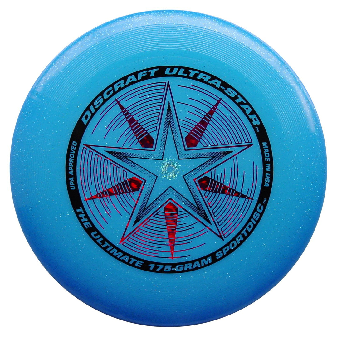 Discraft Ultra Star Sport-Scheibe, 175 g Blue Sparkle with Deluxe Packaging, Blue Sparkle with Delux