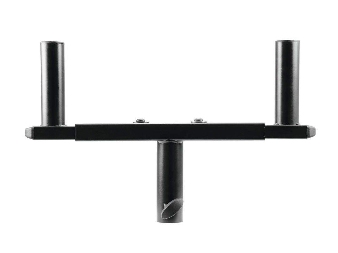 OMNITRONIC GB-1 Stativgabel | Gabel um 2 Lautsprecher auf EIN Stativ zu bringen, Abstand 310-490 mm