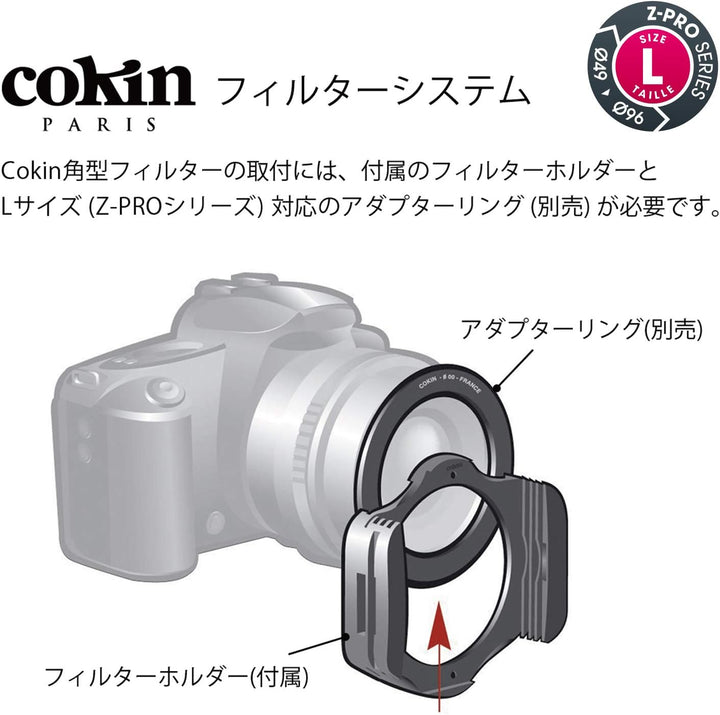 Cokin Gradual ND Creative Kit Plus – inklusive Filterhalter L (Z) Series, Gnd 1-Stop, 121 L, Gnd 2-S