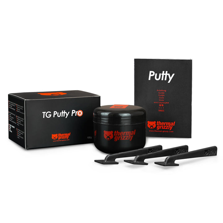 Thermal Grizzly TG Putty Pro – 100 Gramm – Hochleistungs-elektrisch nicht leitende Wärmeleitpaste fü