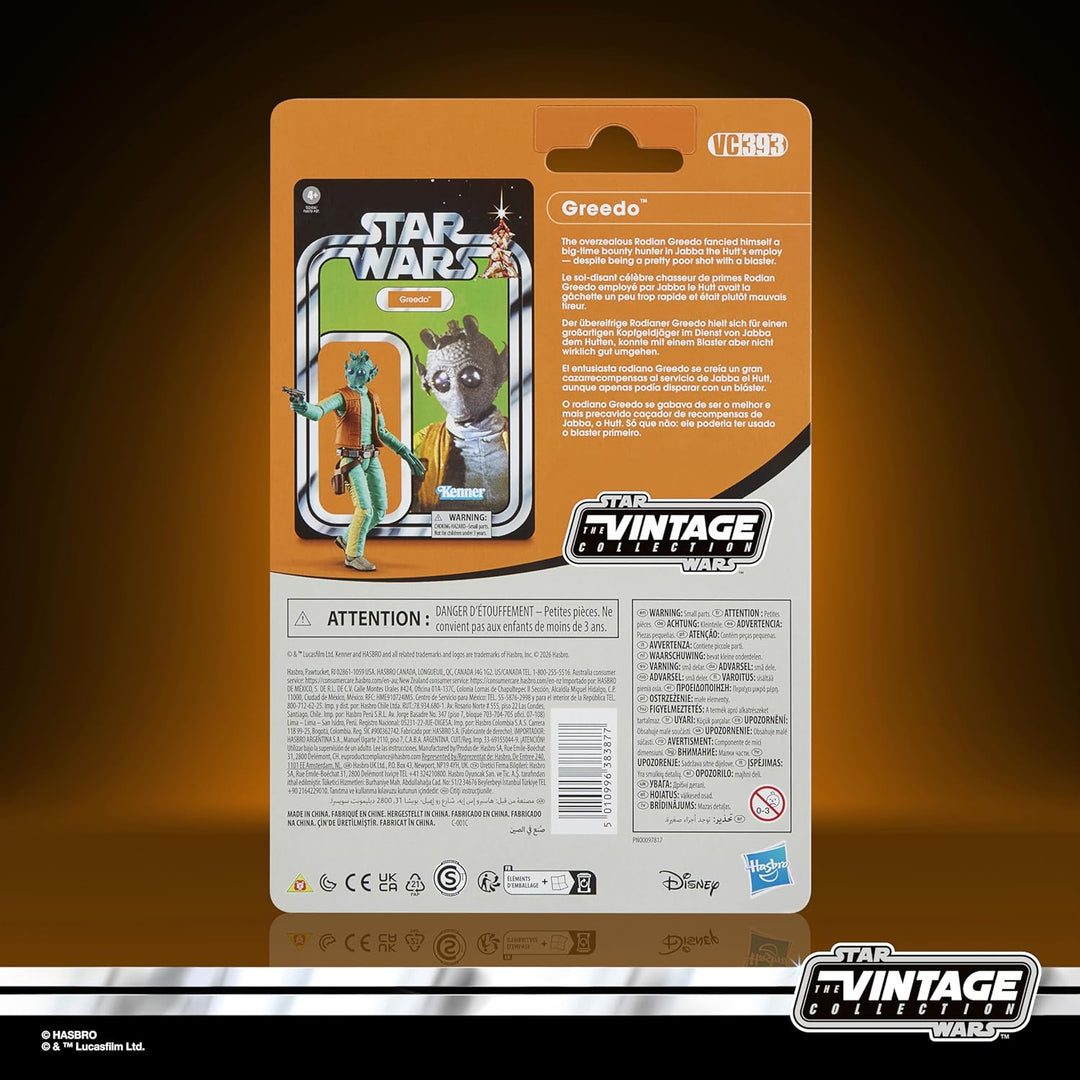 Star Wars The Vintage Collection Greedo, Neue Hoffnung Premium Action-Figur zum Sammeln (Skala 9,5 c