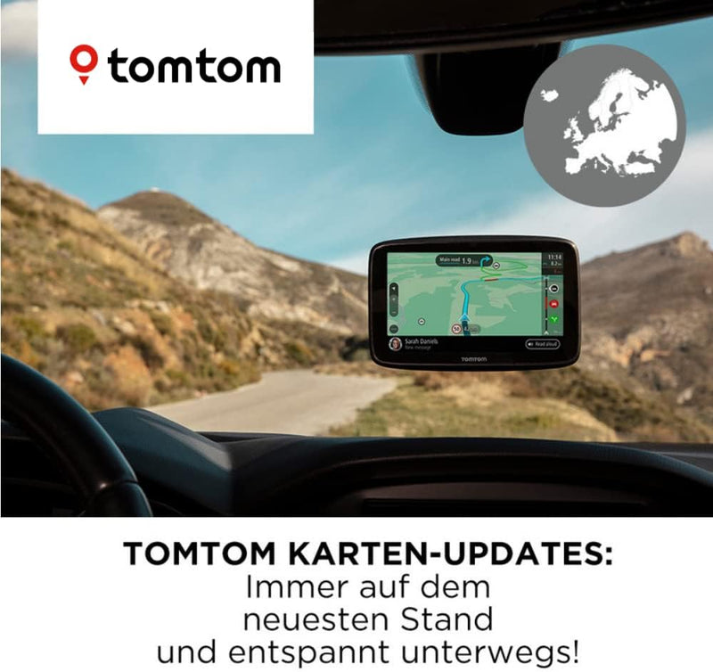 TomTom Navigationsgerät GO Classic (5 Zoll), Schwarz & Duales USB Auto-Schnellladegerät, 2,4 A pro A