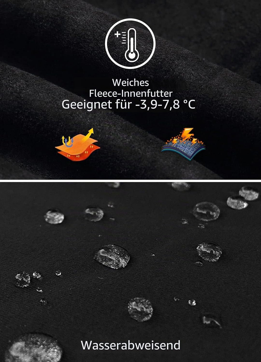 BALEAF Fahrradhose Damen Winter Wasserdicht Thermo Radhose Damen Fleece Gefüttert Winddicht Fahrradh