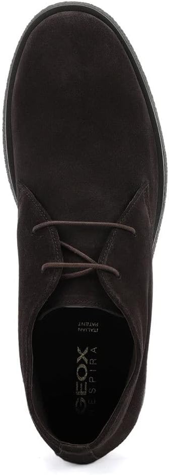 Geox UOMO CLAUDIO A Herren Derby Schnürhalbschuhe 42 EU Dk Coffee, 42 EU Dk Coffee