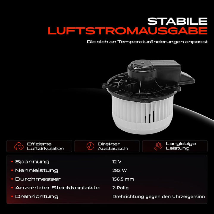 Frankberg Heizungsgebläse Gebläsemotor Kompatibel mit Challenger 2008-2019 Charger 2005-2019 Durango