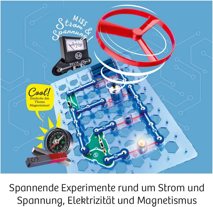 Kosmos 620547 Easy Elektro - Start, Spannende Stromkreise mit Motor und Messgerät erforschen, Experi